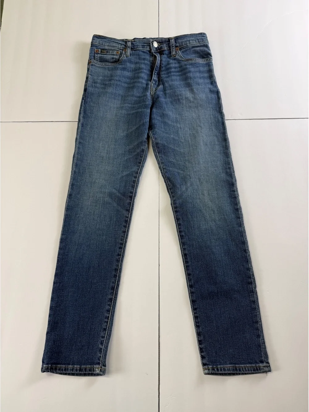 Polo Ralph Lauren Boys 18 Sullivan Slim Jeans Stretch Medium Wash 27x27